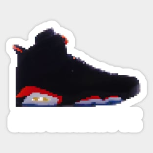 AIR JORDAN VI RETRO PIXELATED ART SHOE COLLECTION Sticker